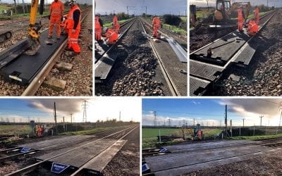 New User-Worked Crossing Installed in Tilbury