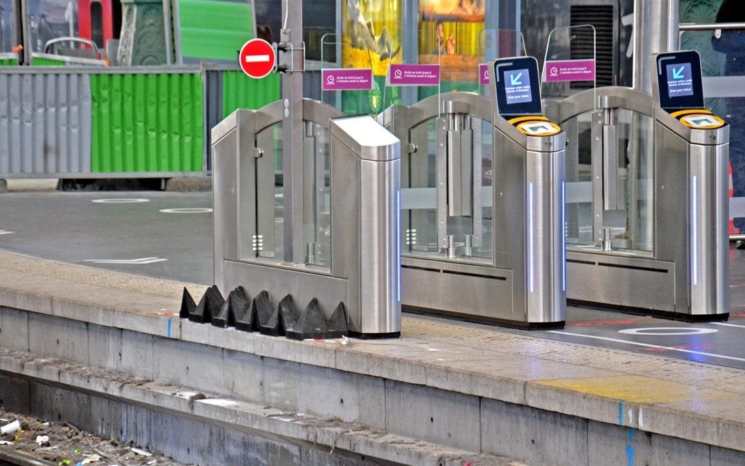 Anti-Trespass Panels Installed at Gare du Nord Station in Paris
