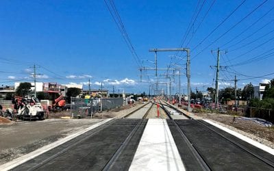 Baseplated Crossing recently installed in Melbourne