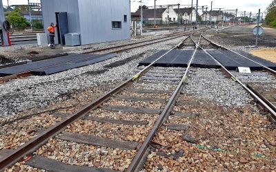 Baseplated Crossing in Dreux, France