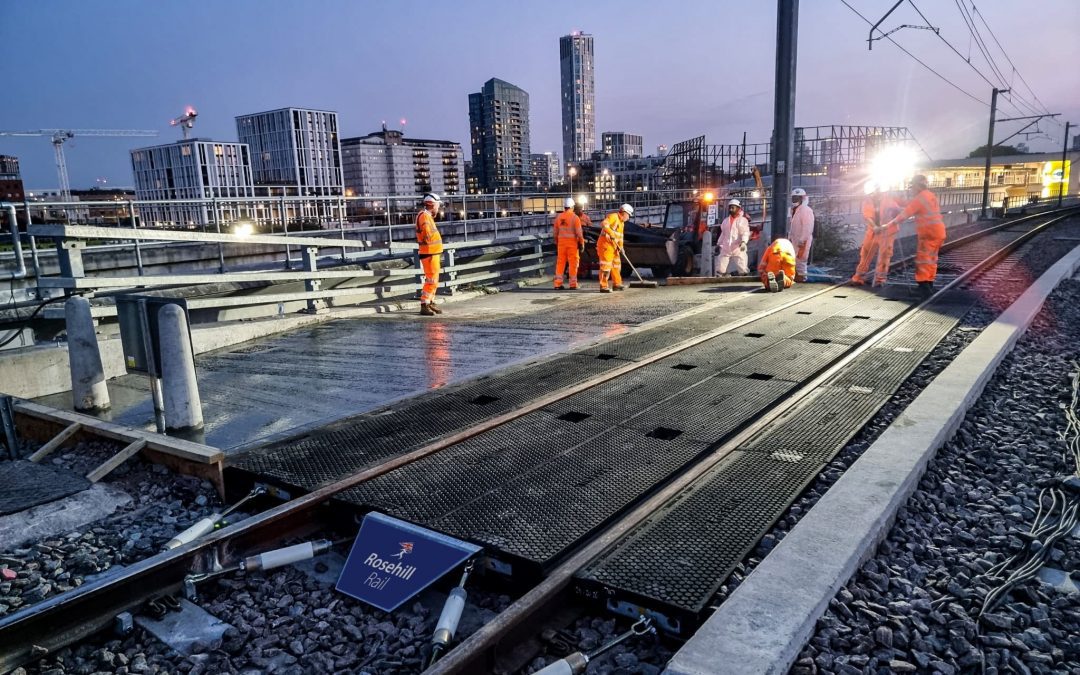 Rosehill Rail, Interlocking RRAP With Rubber Edge Beams.