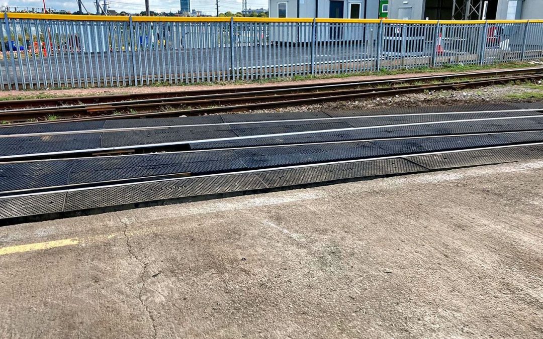 New Baseplated Crossing At Canton Depot In Cardiff