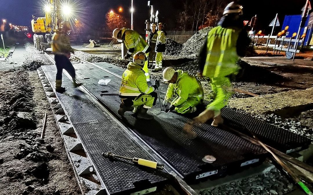 Rosehill Rail Rubber CONNECT Road Crossing System