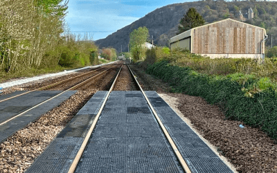 Interlocking Crossing System Recently Installed In Wales.