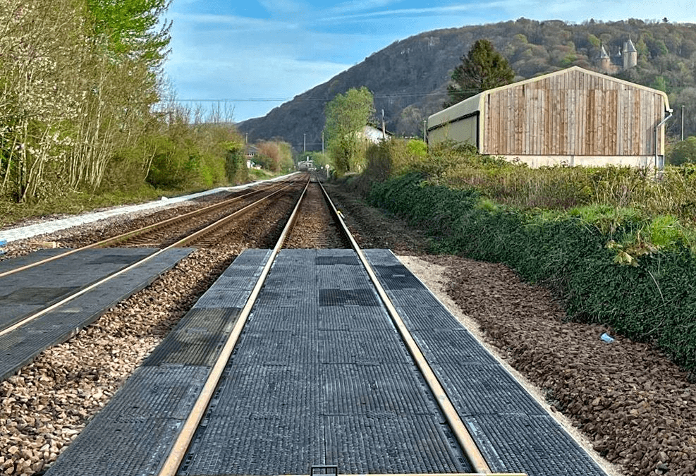 Interlocking Crossing System Recently Installed In Wales.