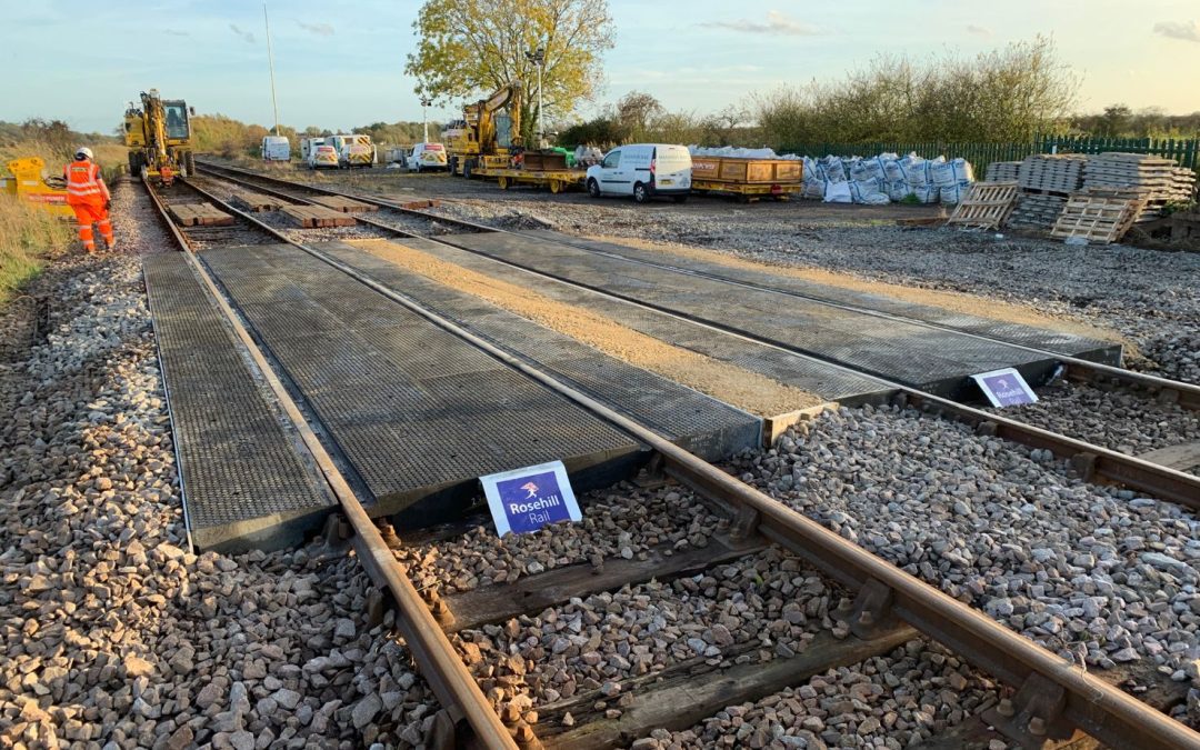 Baseplate Rail Crossing Installed At Haddiscoe In Norwich