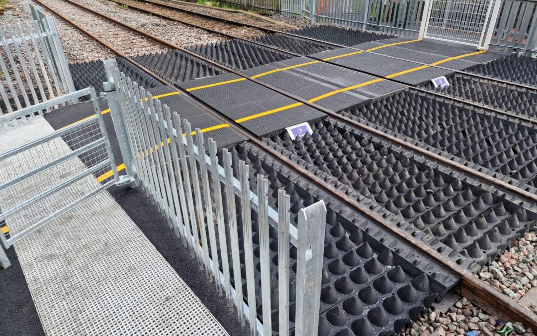 Baseplate Level Crossing In Cwmbach, Wales