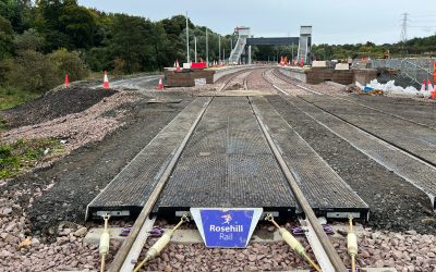 Rosehill Rail’s Interlocking RRAP At Cameron Bridge Station, Scotland.