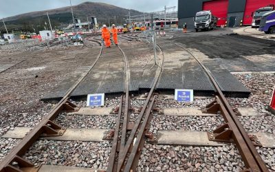 Baseplate Crossing Installed At Taff Well Metro Depot