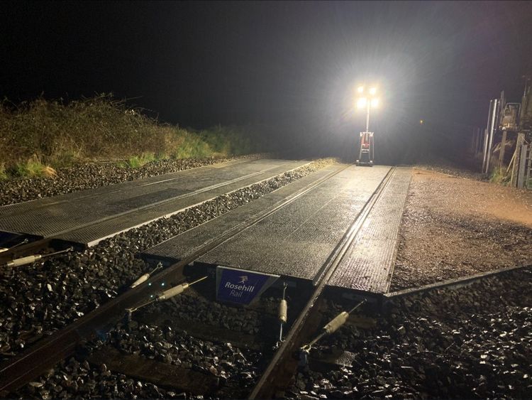 New Track Access Point Near Edington In Wiltshire